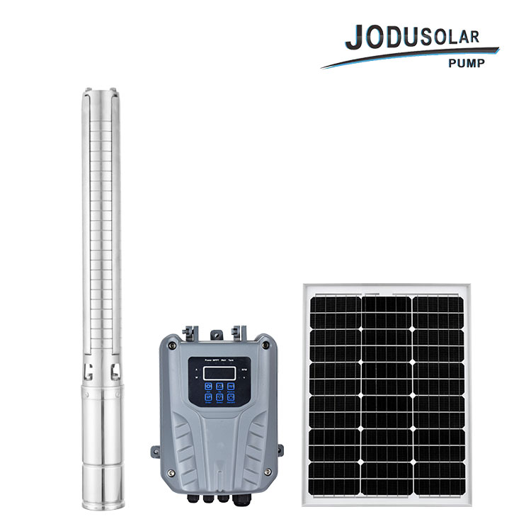 BOMBA SOLAR SEM ESCOVAS DE 4 polegadas 600W-1500W DC COM IMPULSOR DE AÇO INOX